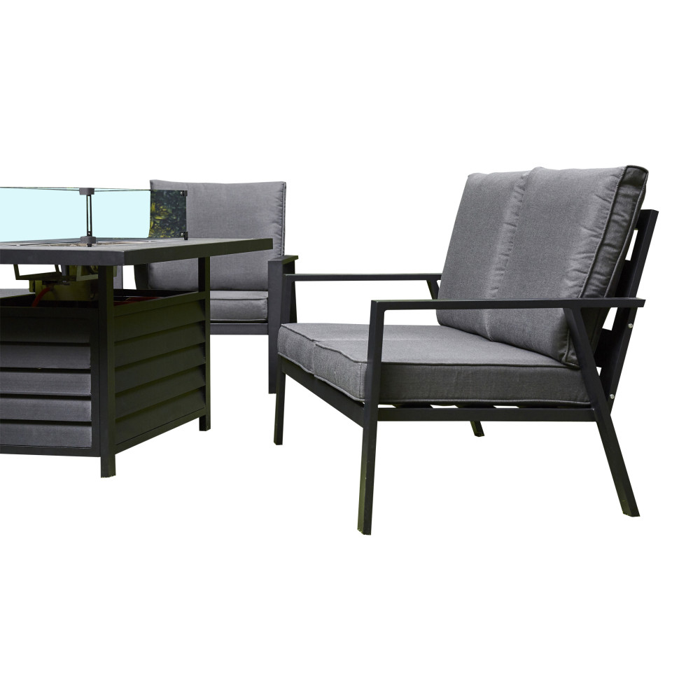 Ivy  Firepit Sofa Dining Set 