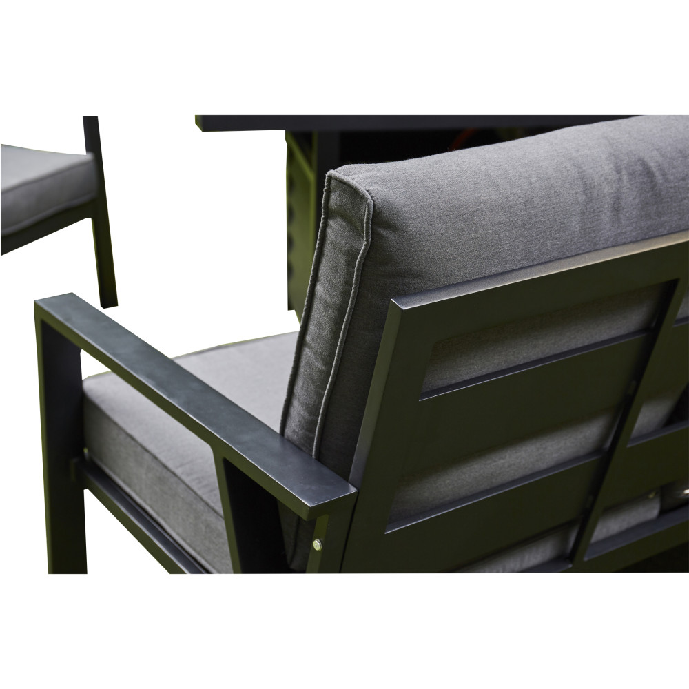 Ivy  Firepit Sofa Dining Set 