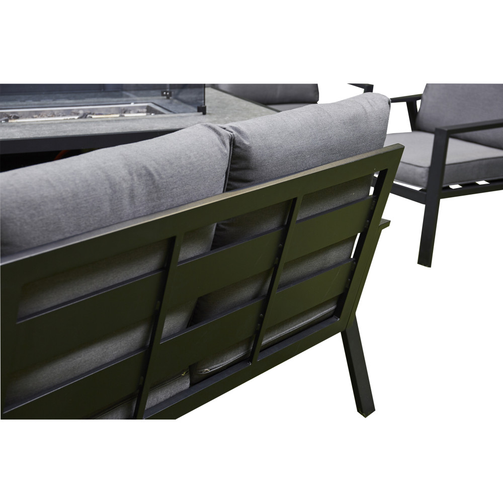 Ivy  Firepit Sofa Dining Set 