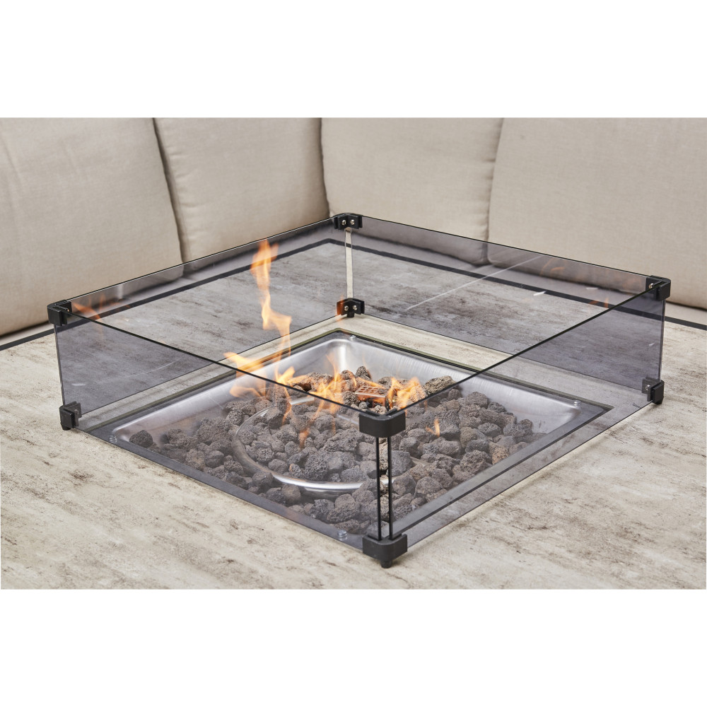 Edwardian Beige  Firepit Dining Set  