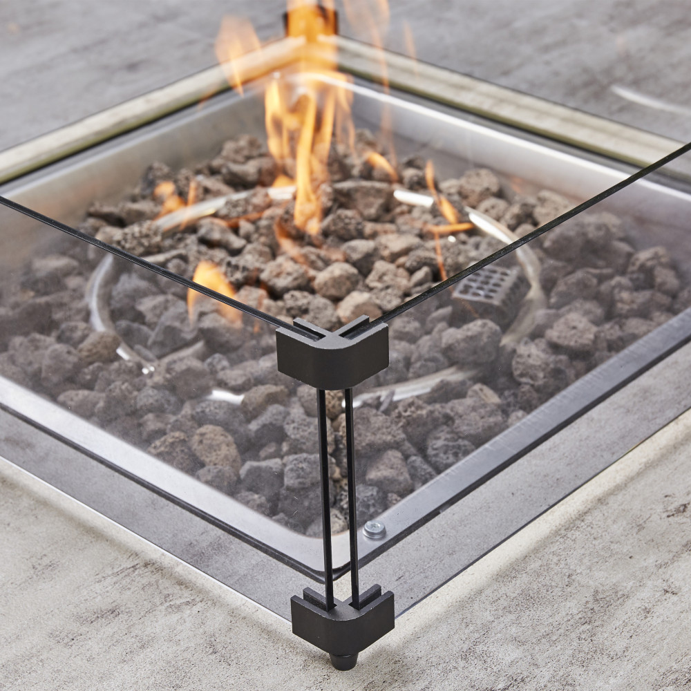 Edwardian Beige  Firepit Dining Set  