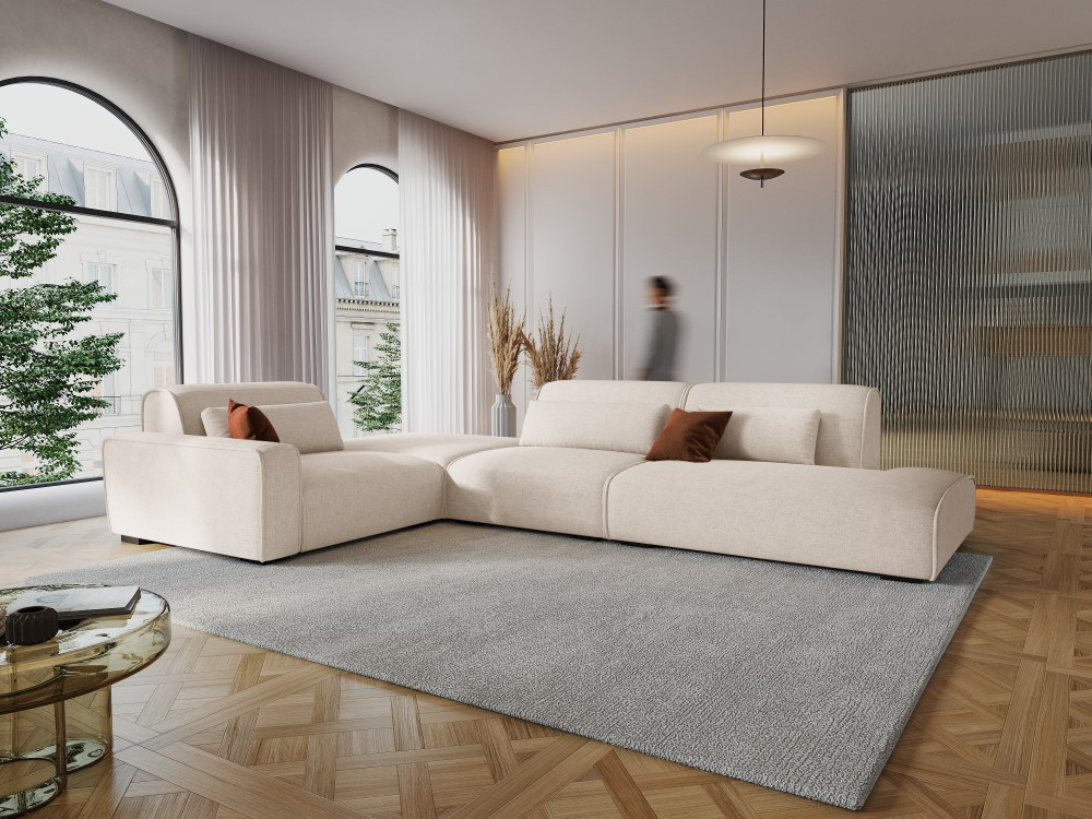 The Zeus Six Seater Open End Corner Sofa 