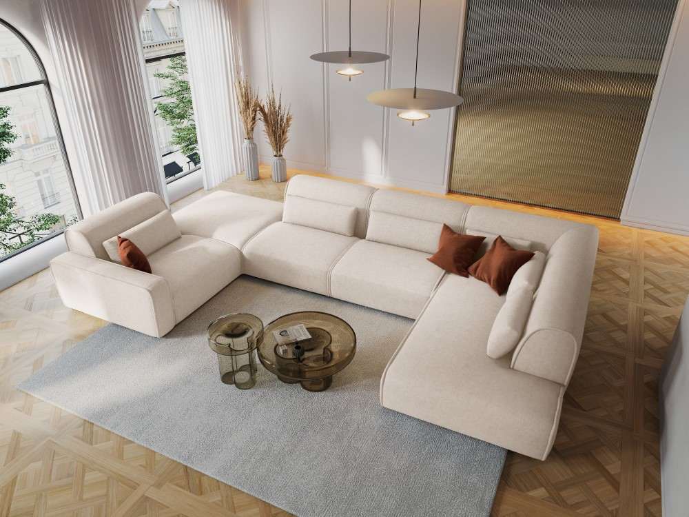 The Zeus Seven Seater U Shape Sofa 