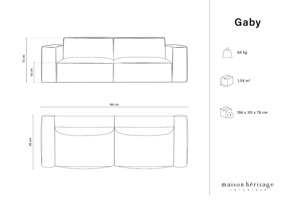 The Sienna Two Seater Sofa 