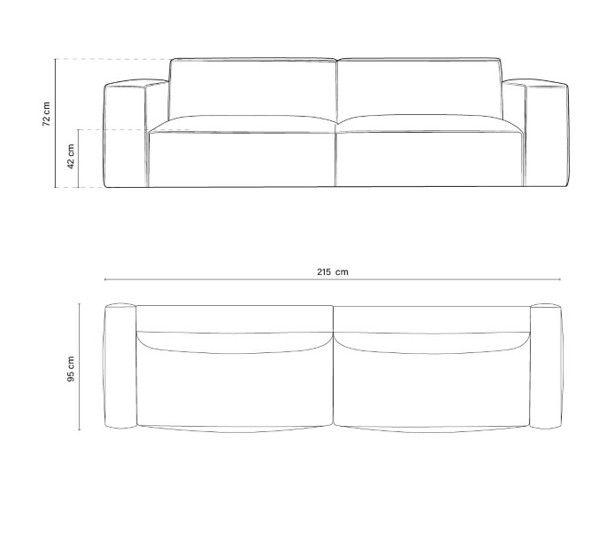 The Sienna Three Seater Sofa 