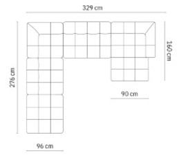 The Martini XL U Shape Sofa 