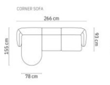 The Lusso Chaise Corner Sofa 