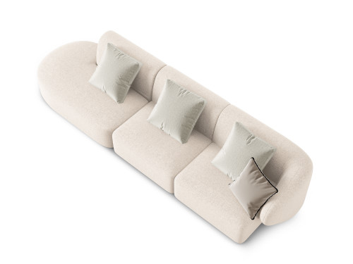 The Lusso Open End Four Seater Sofa 