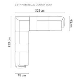 The Lusso XL Corner Sofa 