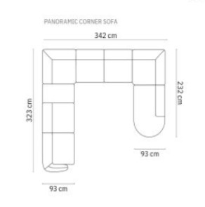 The Lusso U Shape Sofa 