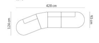 The Lusso Double Sided Open End Sofa 
