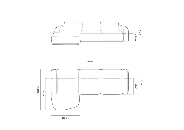 The Milan Chaise Corner Sofa 