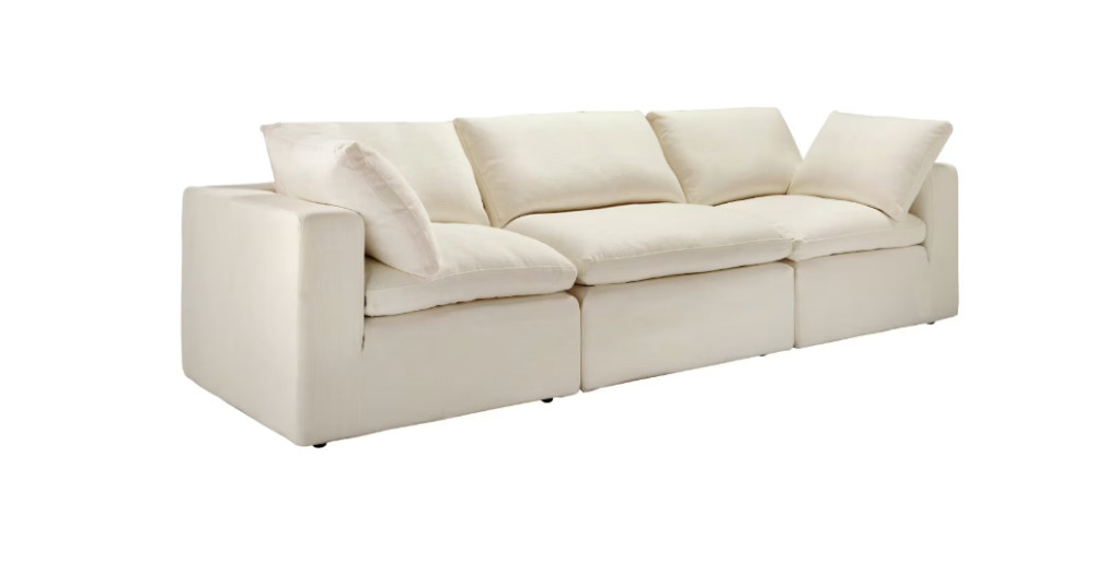 The Feather Cloud Three Seater Sofa 